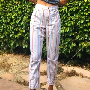 American Eagle Vibrant striped pants